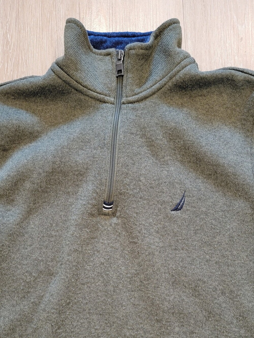 Mens Nautica qtr-zip pullover - Picture 2 of 5